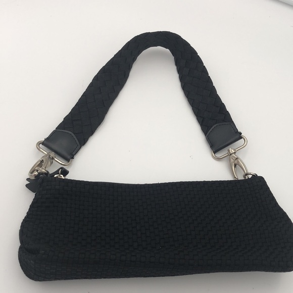 The Sak Small Black Woven Handbag - Picture 1 of 10